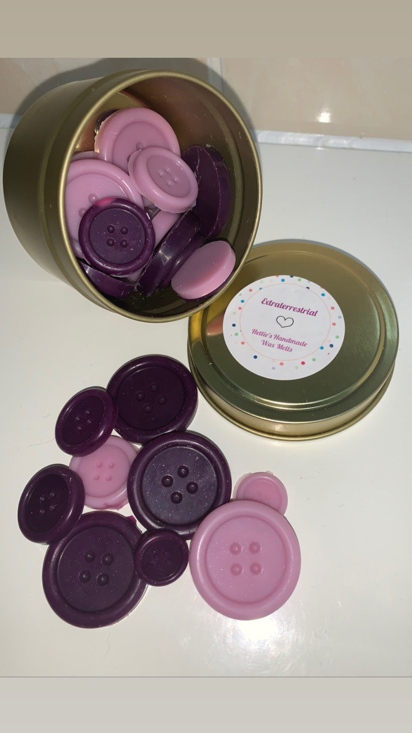 Tin of Wax Melt Button shapes